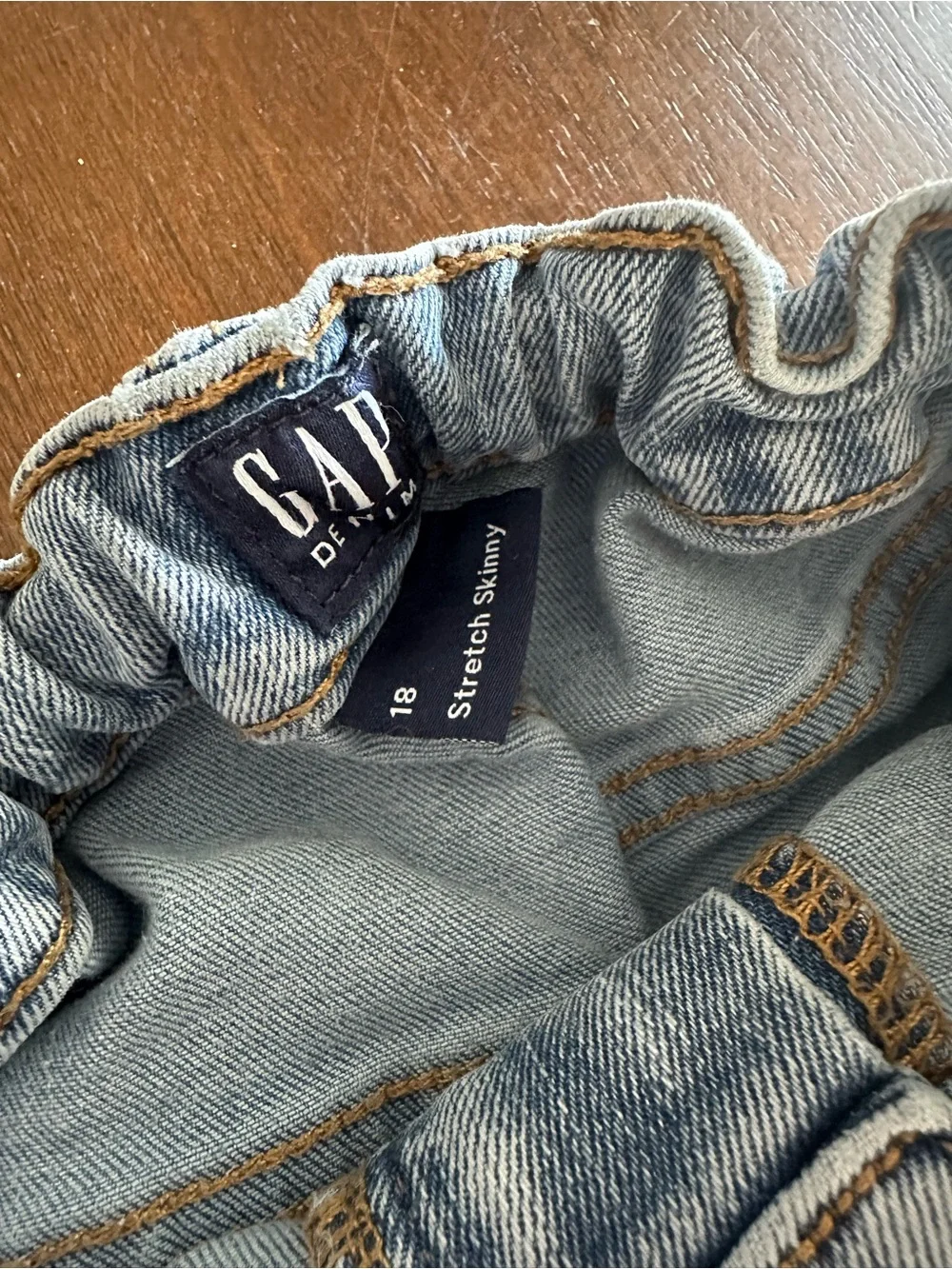 GAP Light Wash Slim Straight Jeans - girls